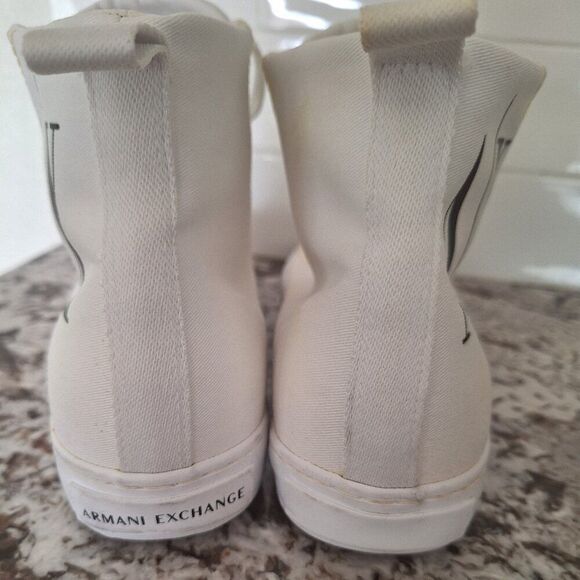 A/X Armani Exchange Icon logo high top sneakers size 10 - Picture 4 of 12